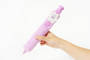 PEN BIG POMPOM PURPLE CAT