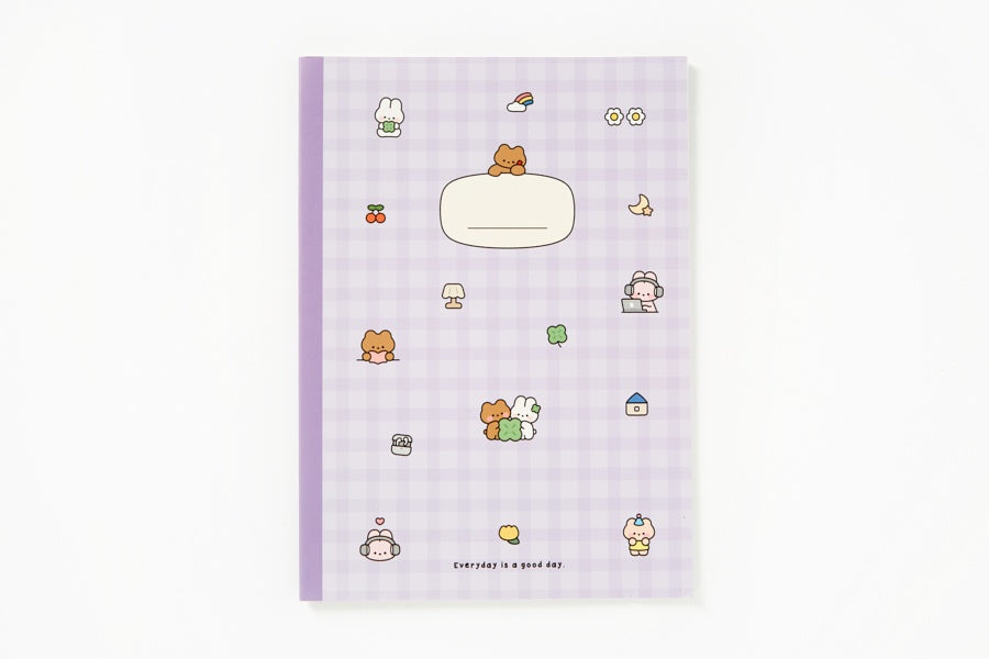 NOTE SHG GOMIYOMI PURPLE GRID