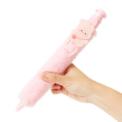 PEN BIG POMPOM PINK RABBIT