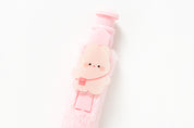 PEN BIG POMPOM PINK RABBIT