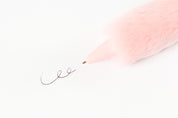 PEN BIG POMPOM PINK RABBIT