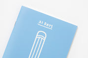 STUDY PLANNER LBL WHITE PENCIL MONTH