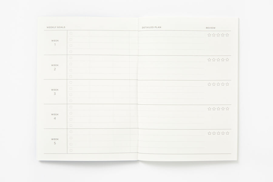 STUDY PLANNER LBL WHITE PENCIL MONTH