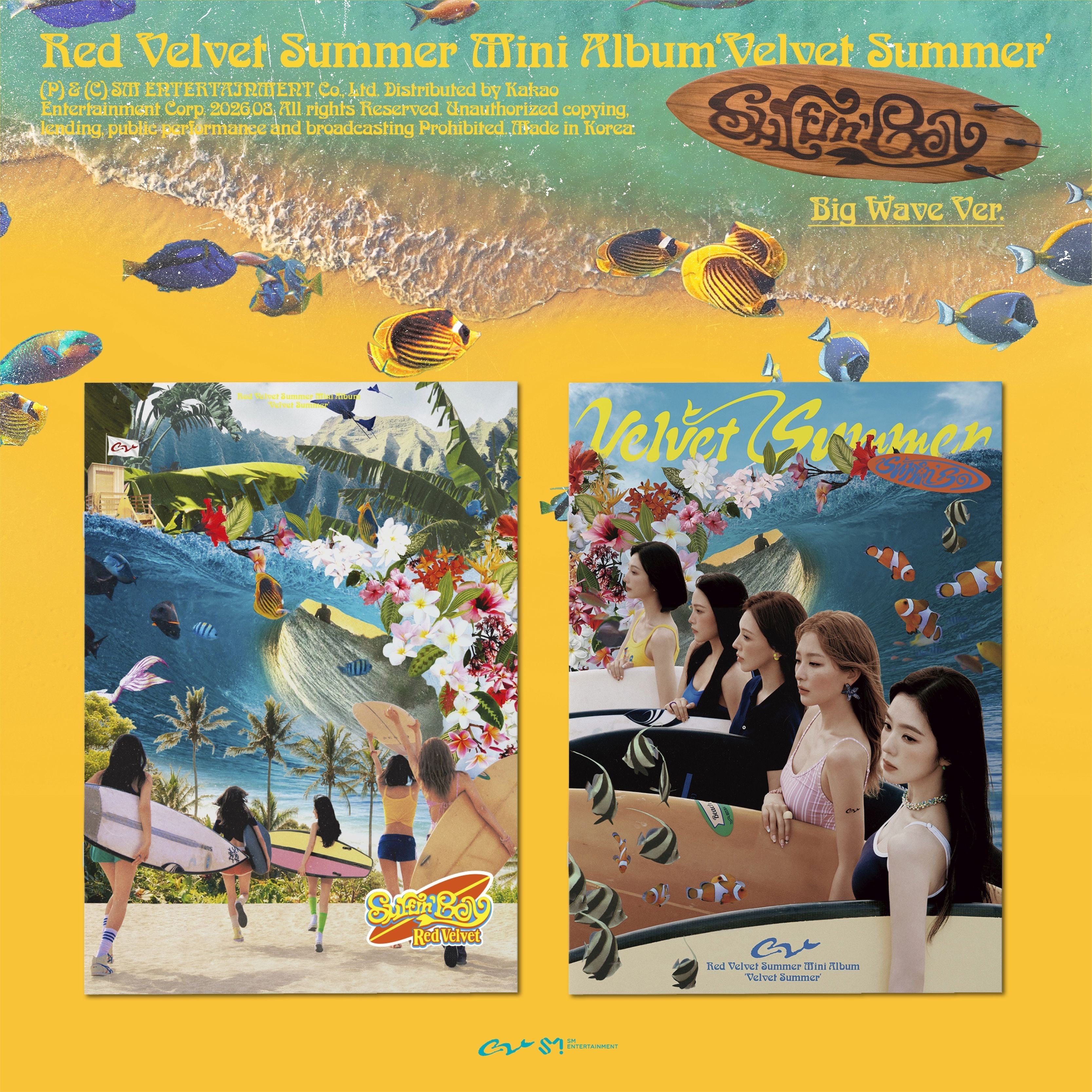 Red Velvet - VELVET SUMMER (Big Wave Ver.)