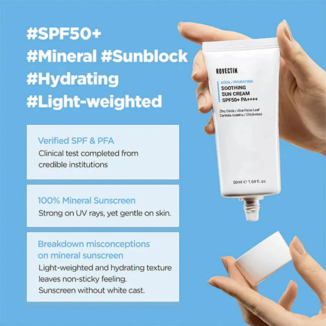 ROVECTIN Aqua Soothing Sun Cream SPF 50+ / PA ++++
