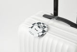 LUGGAGE TAG PVC ROUND HIPSTER DOG