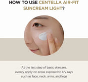 SKIN1004 Madagascar Centella Air Fit Suncream Light SPF 30 / PA ++++