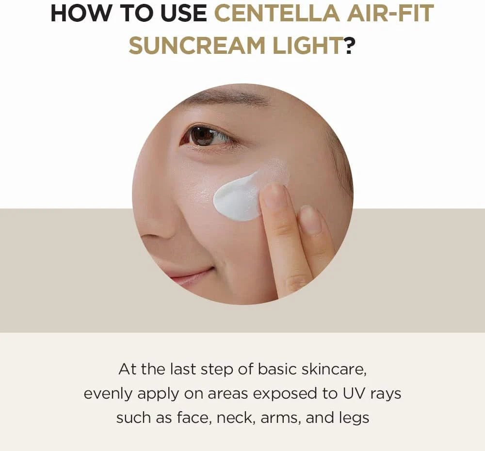 SKIN1004 Madagascar Centella Air Fit Suncream Light SPF 30 / PA ++++
