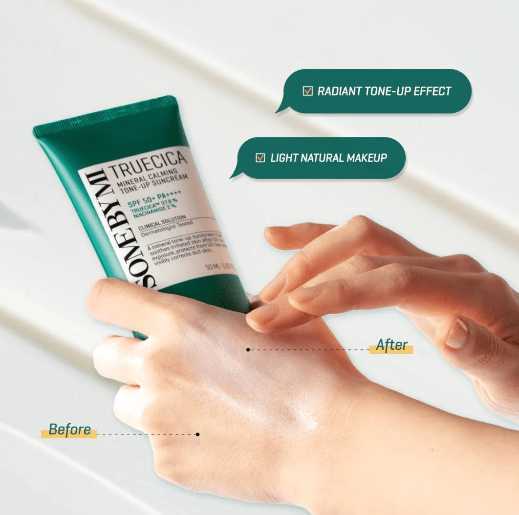 SOME BY MI Truecica Mineral Calming Tone-Up Sun Cream SPF 50+ / PA ++++