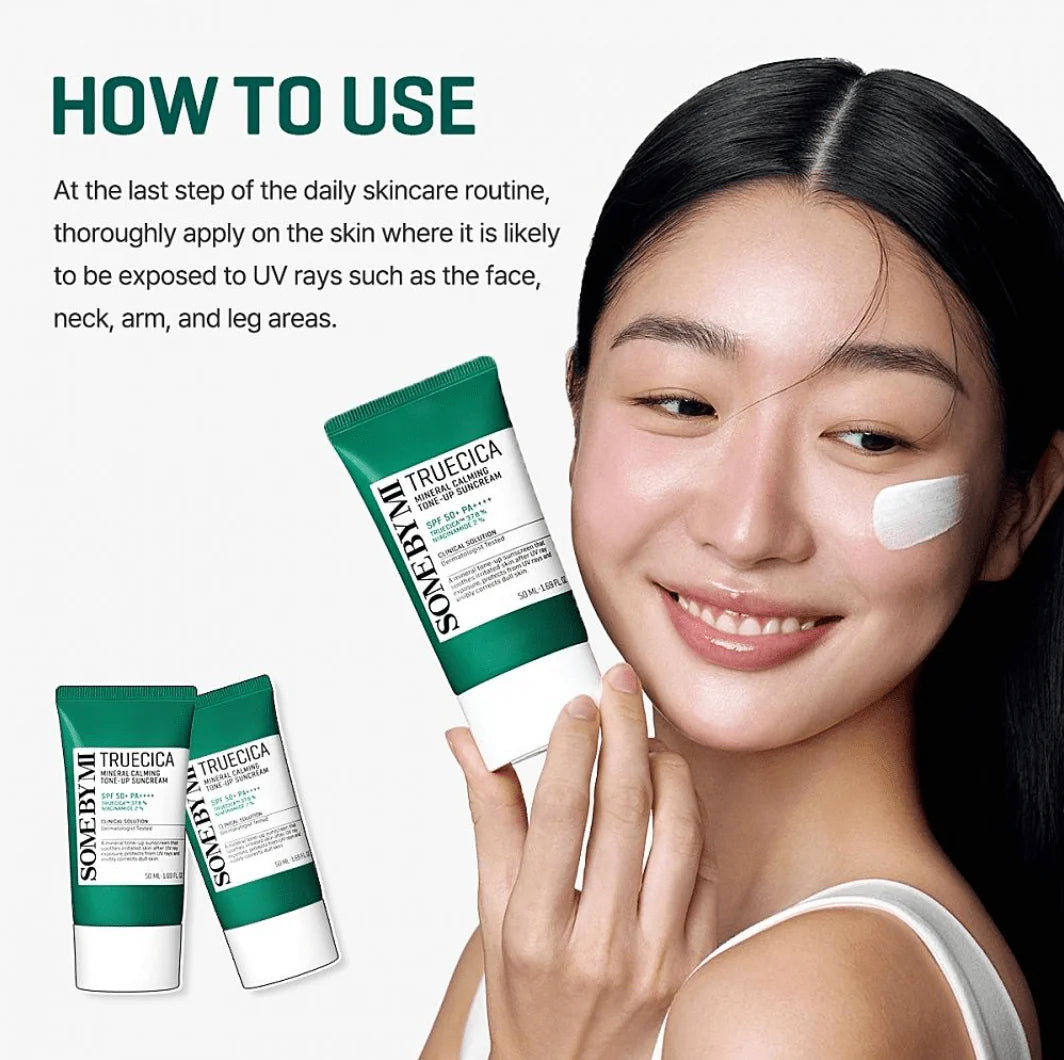 SOME BY MI Truecica Mineral Calming Tone-Up Sun Cream SPF 50+ / PA ++++