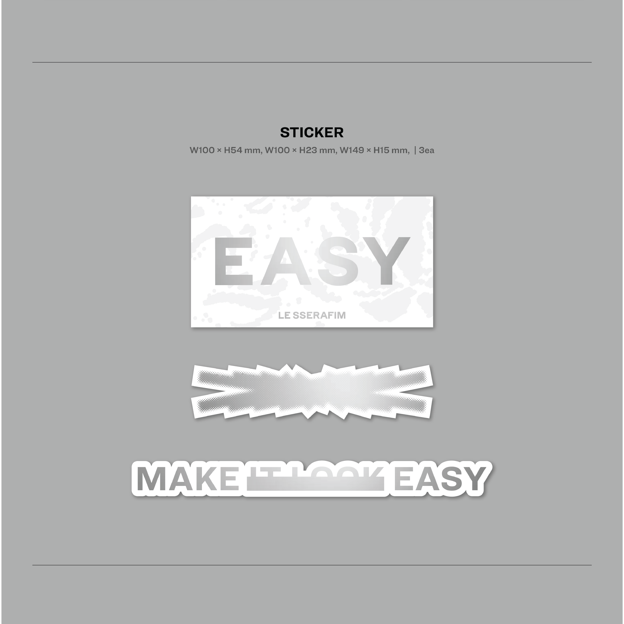 Le Sserafim 3rd Mini Album "EASY"