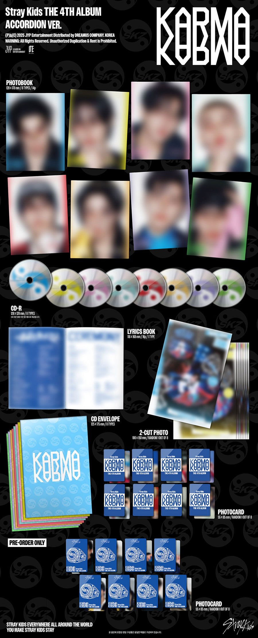 [PRE-ORDER] [SOUNDWAVE POB] STRAY KIDS - 4TH ALBUM [KARMA] (ACCORDION VER.)