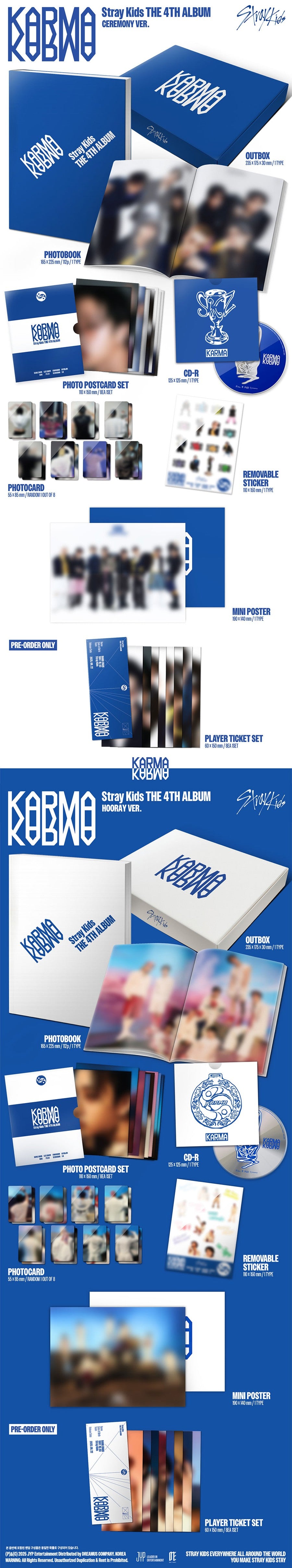 [PRE-ORDER] STRAY KIDS - 4TH ALBUM [KARMA]