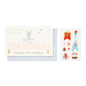 DIY Rabbit Birthday Card