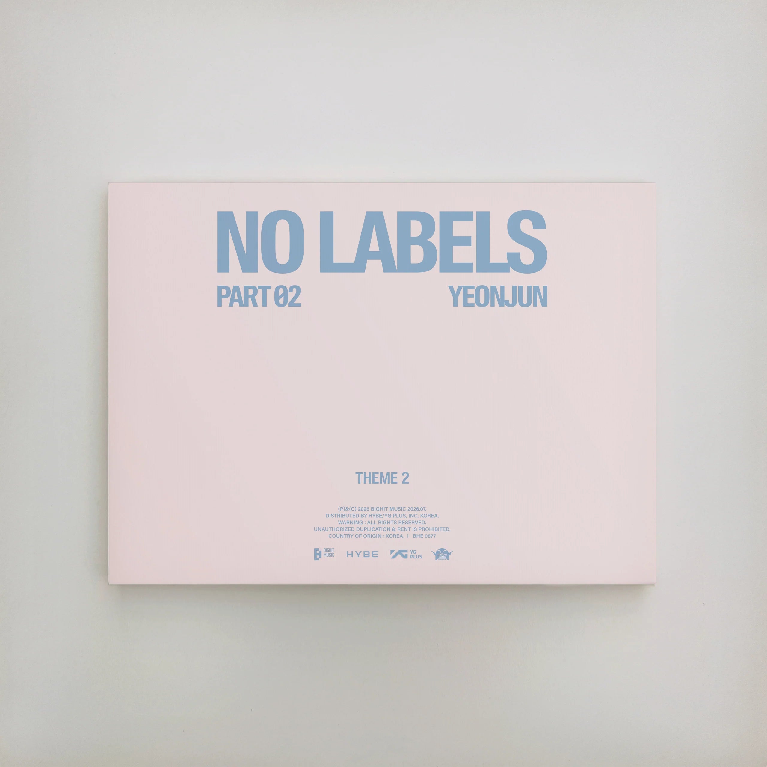 [PRE-ORDER] YEONJUN - NO LABELS: PART 02 (3 VERSIONS)