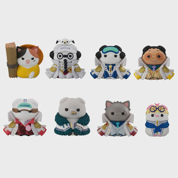 MegaHouse Mega Cat Project One Piece: Nyan Piece Nyan! Luffy VS the Marines Blind Box