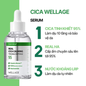 WELLAGE Real Cica Calming 95 Trouble Ampoule [50ml]