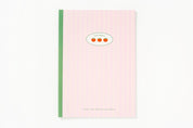NOTE SHG PINK GRID TOMATO