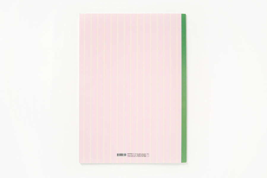 NOTE SHG PINK GRID TOMATO