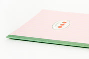 NOTE SHG PINK GRID TOMATO