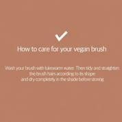 too cool for school Artist Vegan Eye Smudge Brush