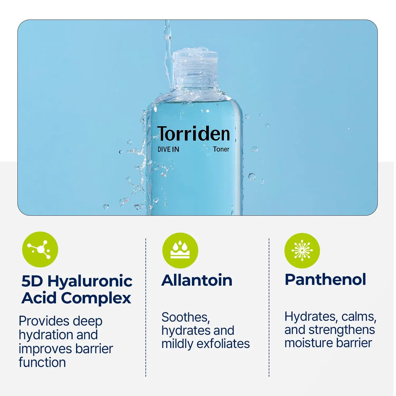 Torriden DIVE-IN Low Molecule Hyaluronic Acid Toner [300ml]