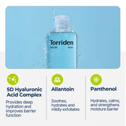 Torriden DIVE-IN Low Molecule Hyaluronic Acid Toner [300ml]