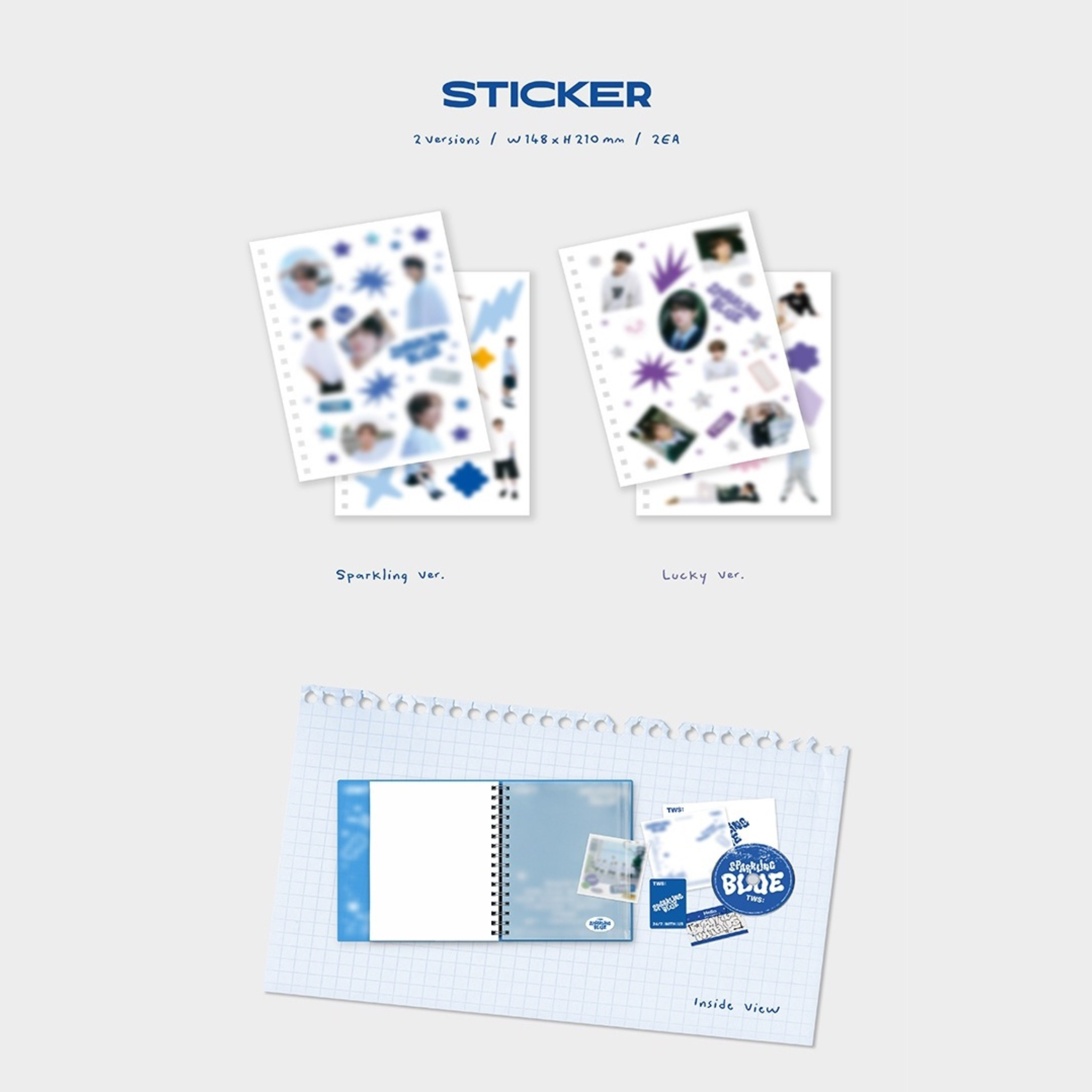 TWS 1st Mini Album: Sparkling Blue
