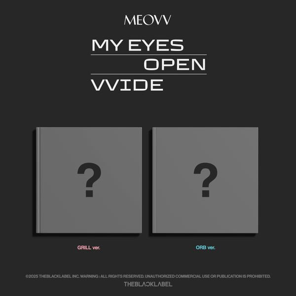 [Pre-Order] MEOVV - 1ST EP ALBUM [MY EYES OPEN VVIDE] (PHOTOBOOK VER.) (2 VERSIONS) (RANDOM)