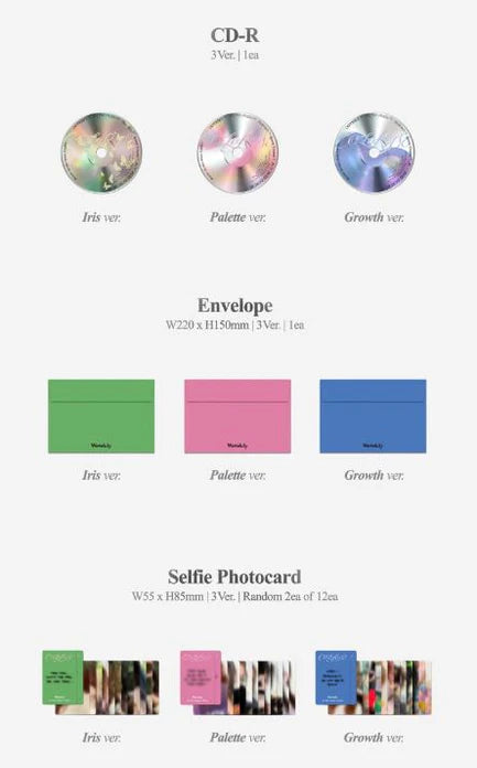 Weeekly 5th Mini Album [COLORISE] (Palette Ver.)