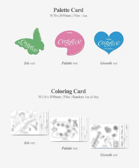 Weeekly 5th Mini Album [COLORISE] (Palette Ver.)