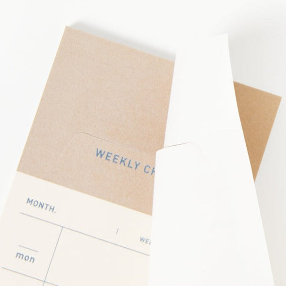 Weekly Sticky Memo Bookmark