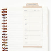 Weekly Sticky Memo Bookmark