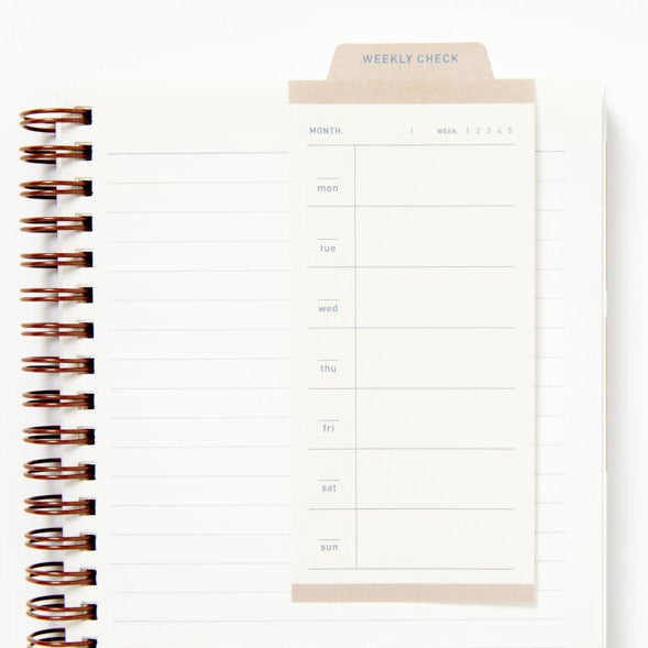 Weekly Sticky Memo Bookmark