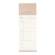 Weekly Sticky Memo Bookmark