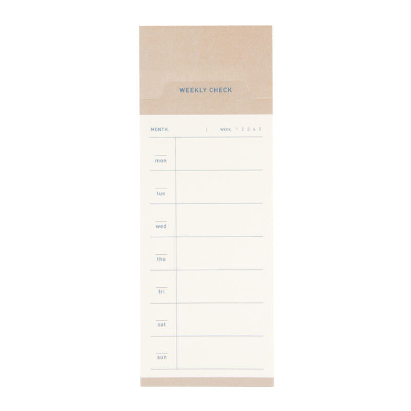 Weekly Sticky Memo Bookmark