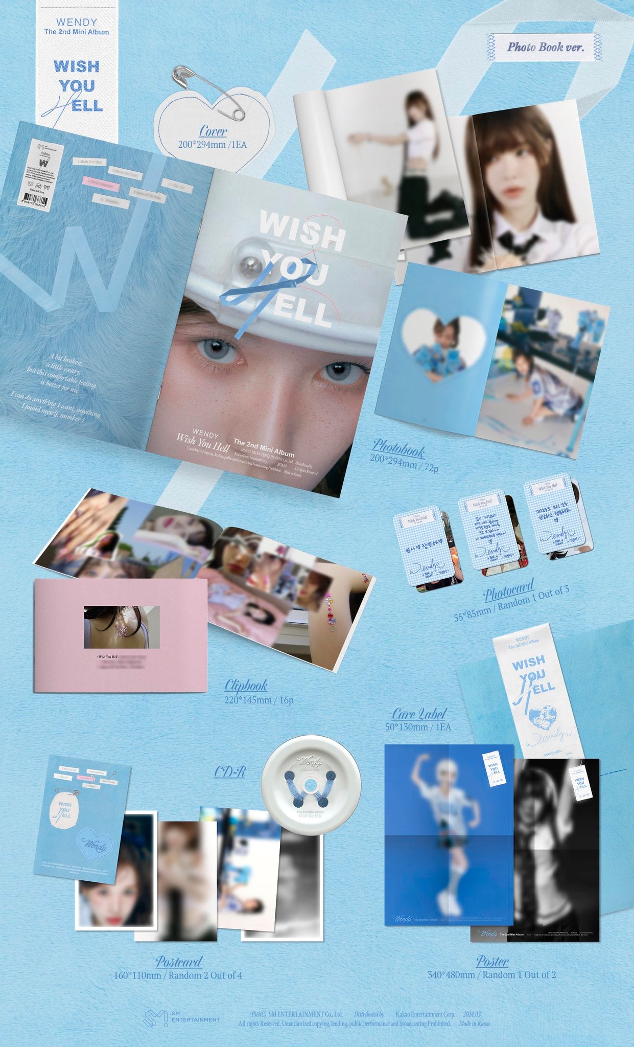 WENDY: The 2nd Mini Album [Wish You Hell] (Photo Book Ver.)