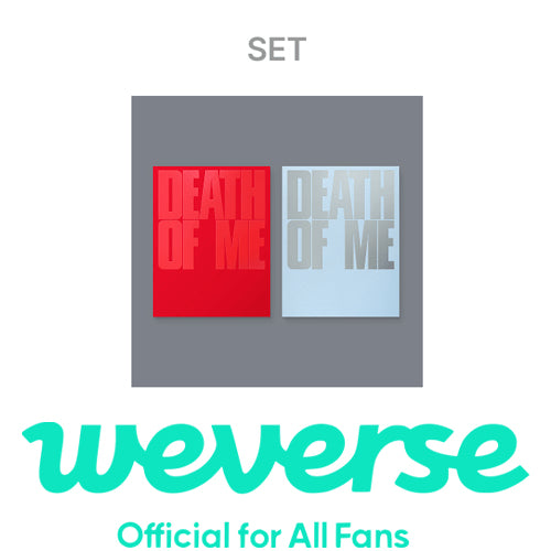[PRE-ORDER] [WEVERSE POB] EVAN – 1st Mini Album [DEATH OF ME] (Set)
