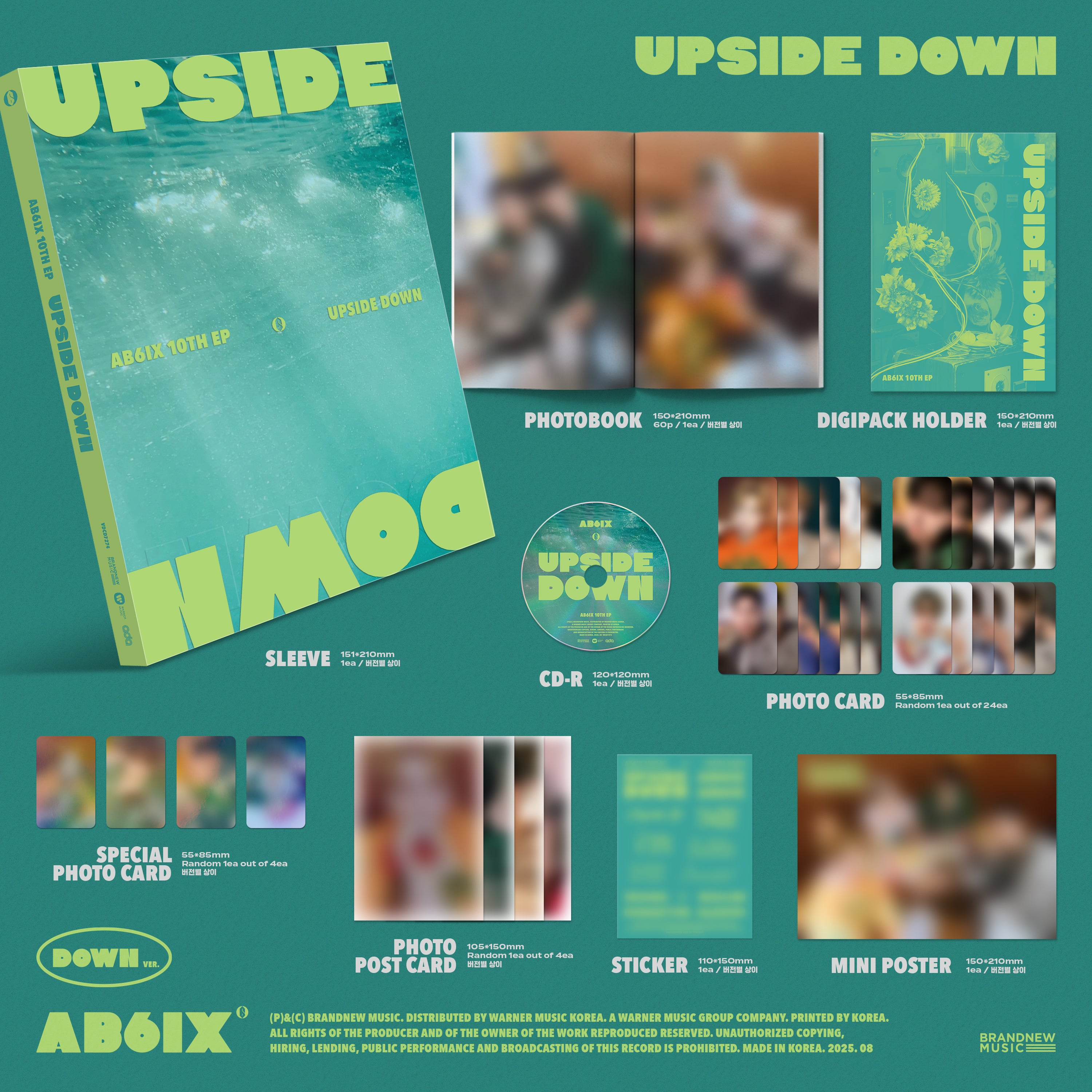 [Pre-Order] AB6IX 10th Ep: Upside Down [Photobook Ver.]