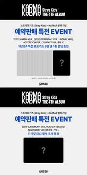 [PRE-ORDER] [YES24 POB] STRAY KIDS - 4TH ALBUM [KARMA] (SET)