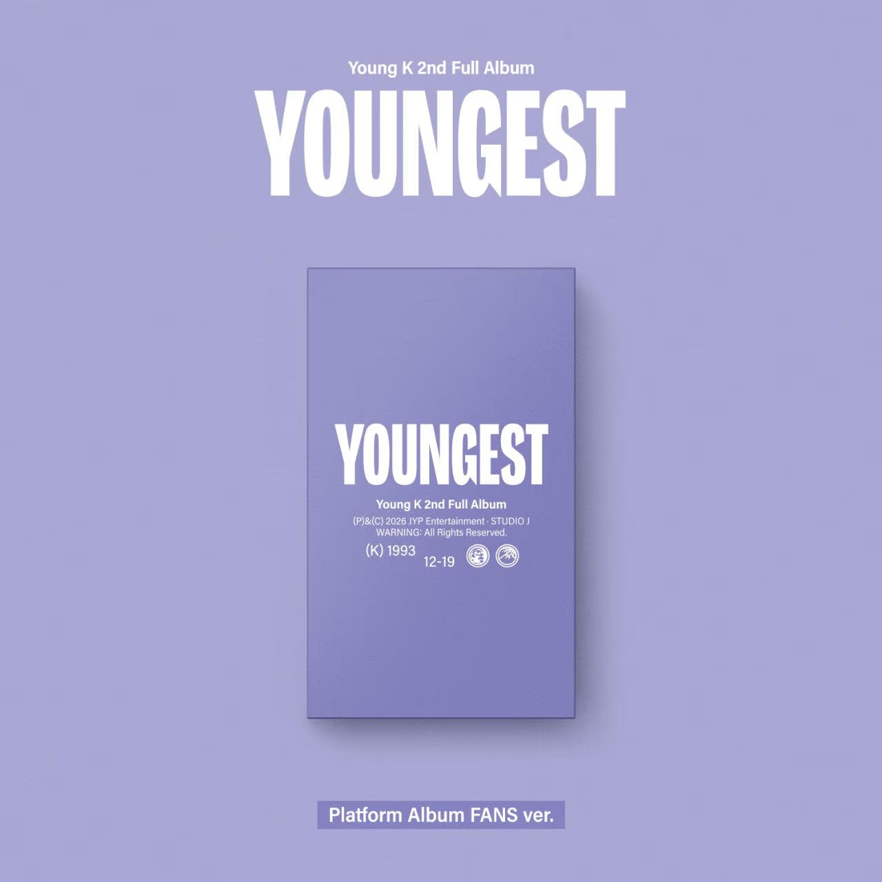 YOUNG K (DAY6) - 2ND FULL ALBUM [YOUNGEST] (PLATFORM ALBUM FANS VER.)