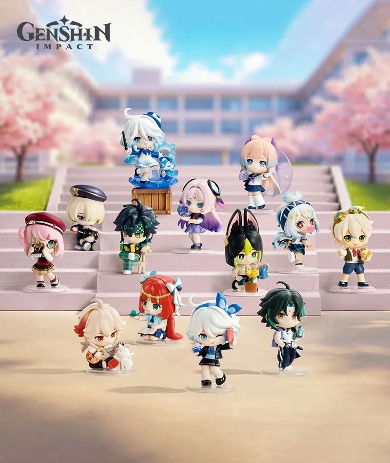 Genshin Impact Academy's Light and Shadow Poetry Chibi Figure Blind Box (1/12)