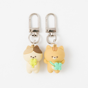 KEY RING SET CLOVER CAT