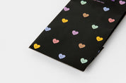 Mini Gift Bag Heart Black