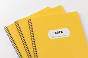 Spring Notebook Set Yellow A5