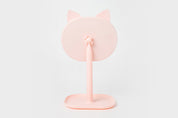 Cat Tray Desk Mirror Pink