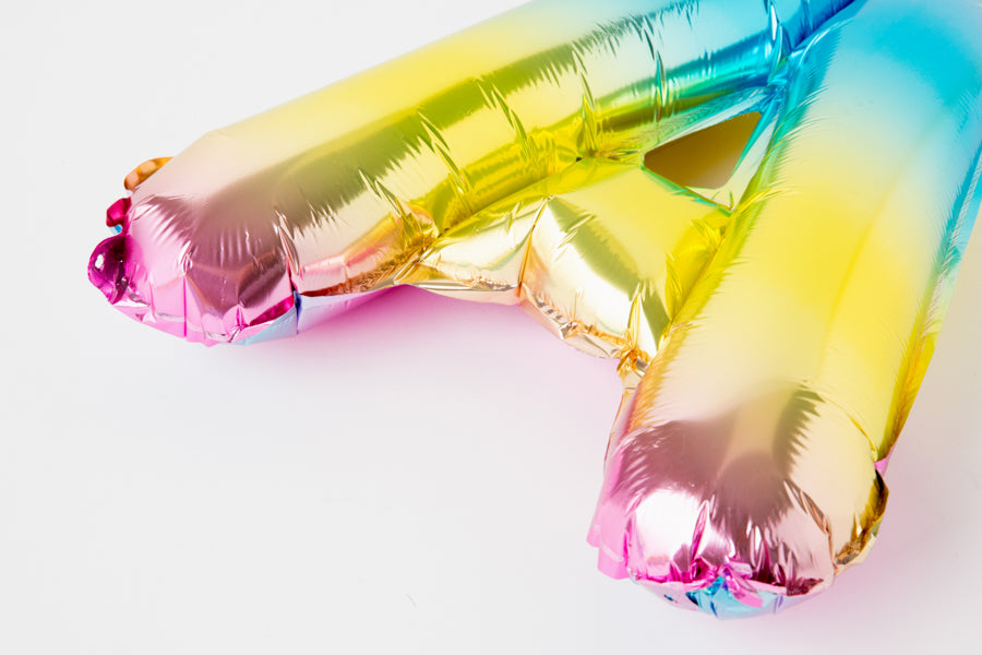 Foil Balloon Birthday Gradient