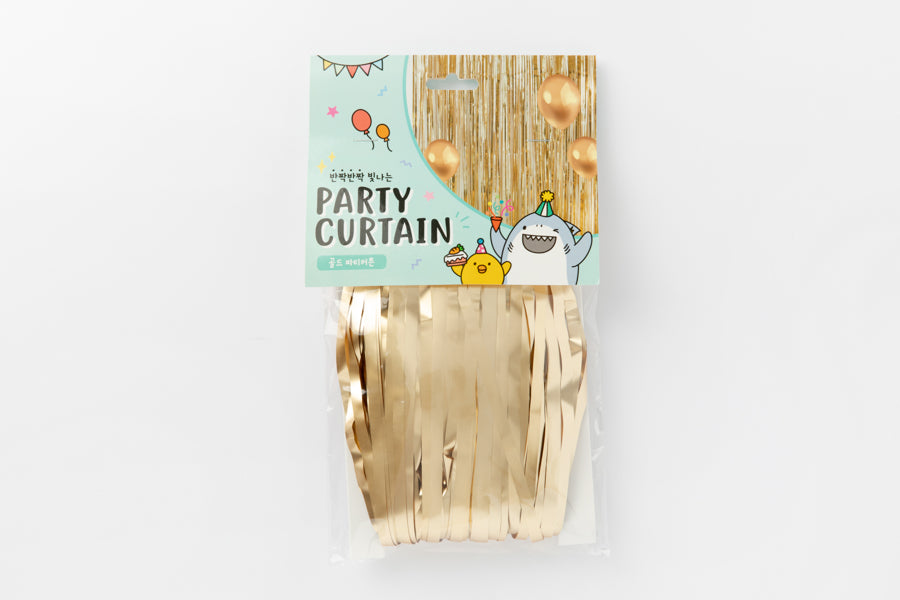 Party Curtain Gold