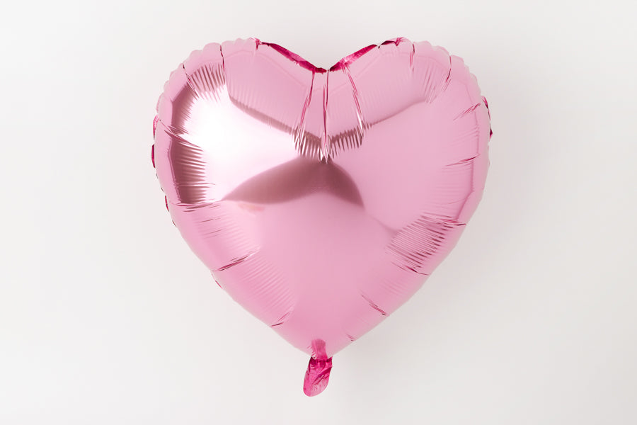 Foil Balloon Heart Light Pink