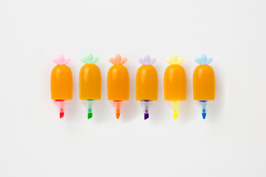 Highlighter Set Carrot 6-Color